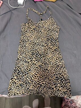 Outdoor Voices Leopard Print athletic dress